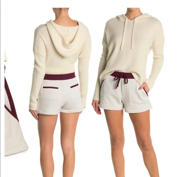 James Perse Contrast Colored Sweat Shorts Size 1 - Picture 2 of 6